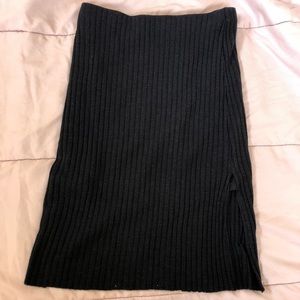 FOREVER21 pencil skirt with a slit